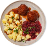 Een afbeelding van AH Rode biet gehaktbal