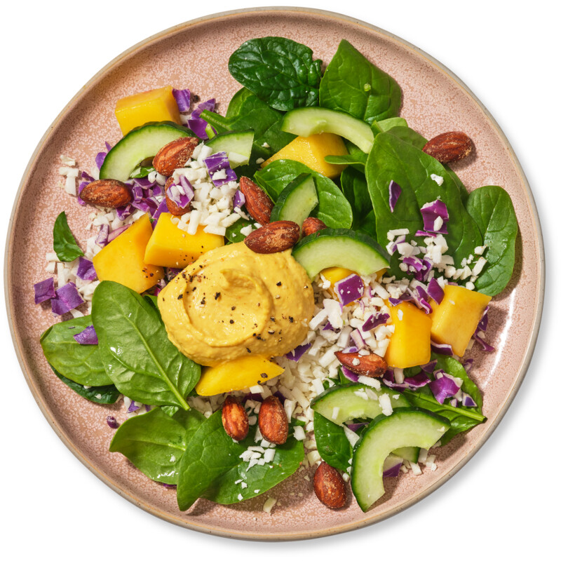 Een afbeelding van AH Terra Plantaardige lunchsalade mango amandel