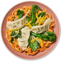 Een afbeelding van AH Terra Plantaardig stoommaaltijd gyoza bowl
