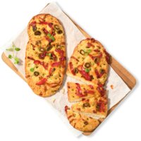 Een afbeelding van AH Focaccia paprika olijf