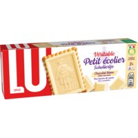 Een afbeelding van LU Scholiertje witte chocolade