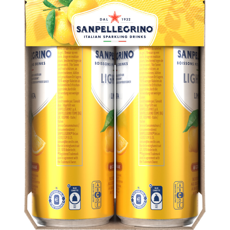 Een afbeelding van S. Pellegrino Limonata light 6-pack