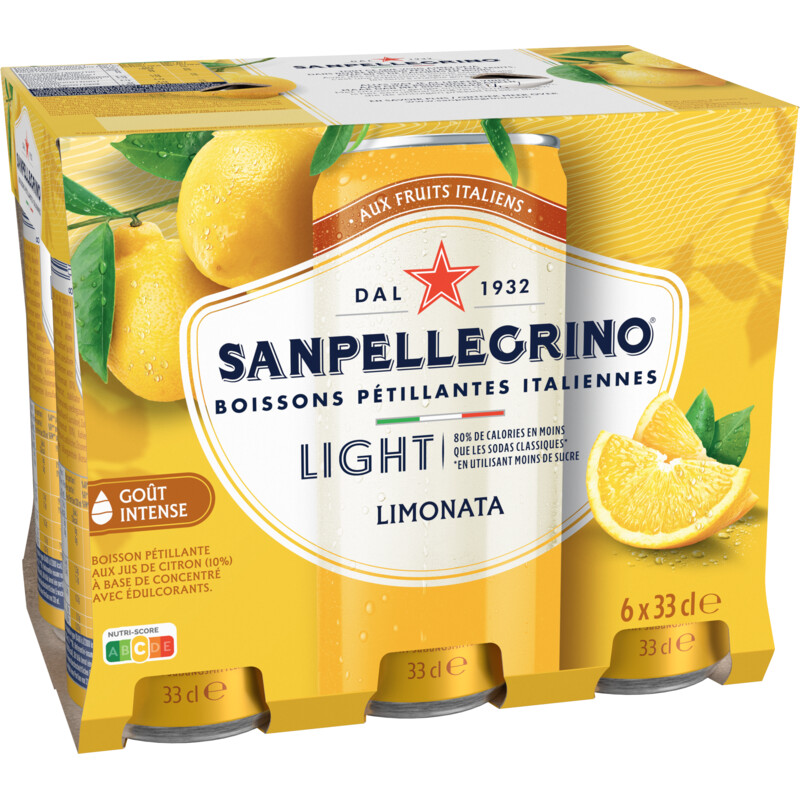 Een afbeelding van S. Pellegrino Limonata light 6-pack