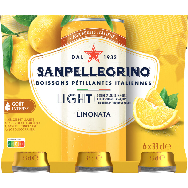 Een afbeelding van S. Pellegrino Limonata light 6-pack