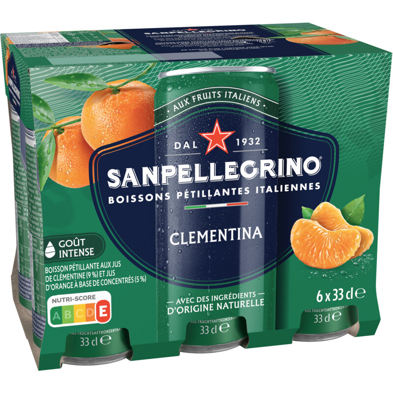 Een afbeelding van S. Pellegrino Clementina 6-pack