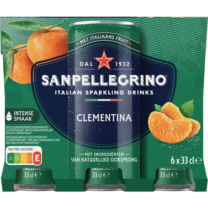 Een afbeelding van S. Pellegrino Clementina 6-pack