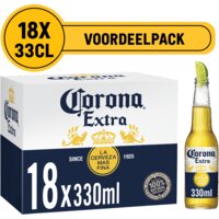 Een afbeelding van Corona Extra bier 18-pack voordeelpack