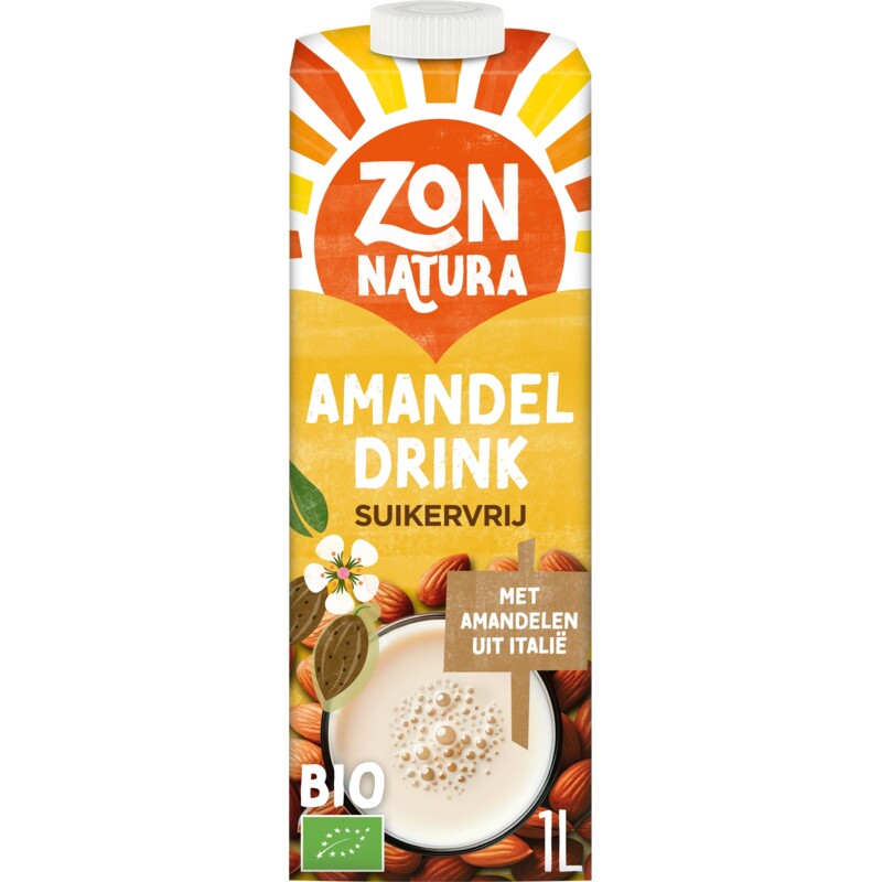 Een afbeelding van Zonnatura Amandeldrink ongezoet