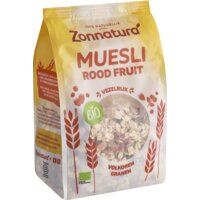 Een afbeelding van Zonnatura Muesli rood fruit