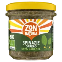 Zonnatura Spinazie spread 64% groente