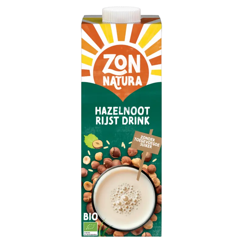 Hazelnoot rijst drink