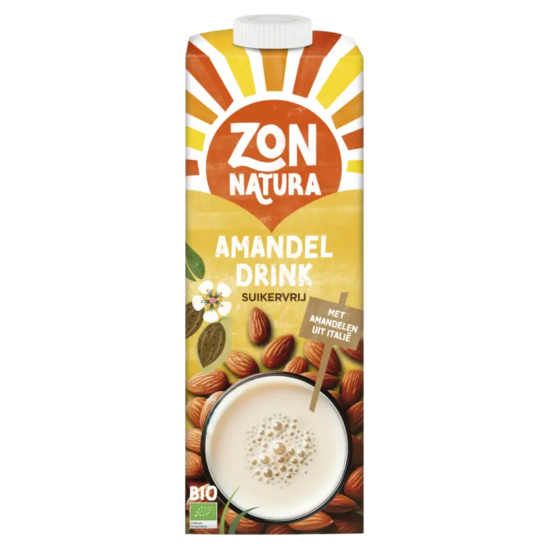 Amandeldrink ongezoet