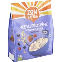 Een afbeelding van Zonnatura Muesli bessen en zaden proteïne
