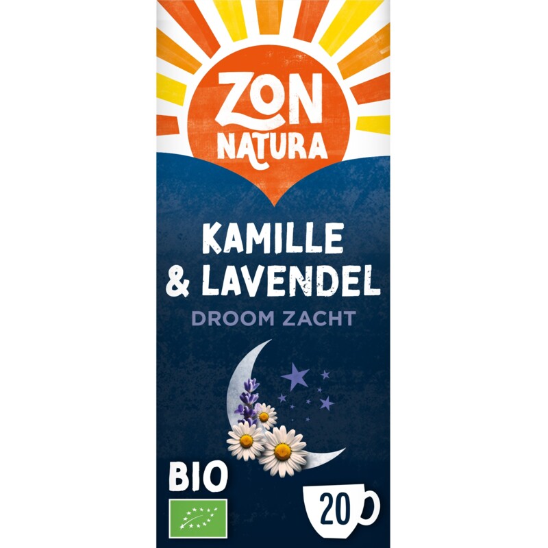 Een afbeelding van Zonnatura Kamille & lavendel droom zacht