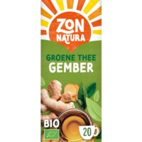Een afbeelding van Zonnatura Groene thee gember