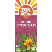 Een afbeelding van Zonnatura Detox citroengras kruideninfusie