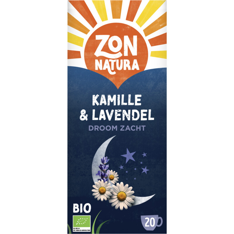 Een afbeelding van Zonnatura Kamille & lavendel droom zacht