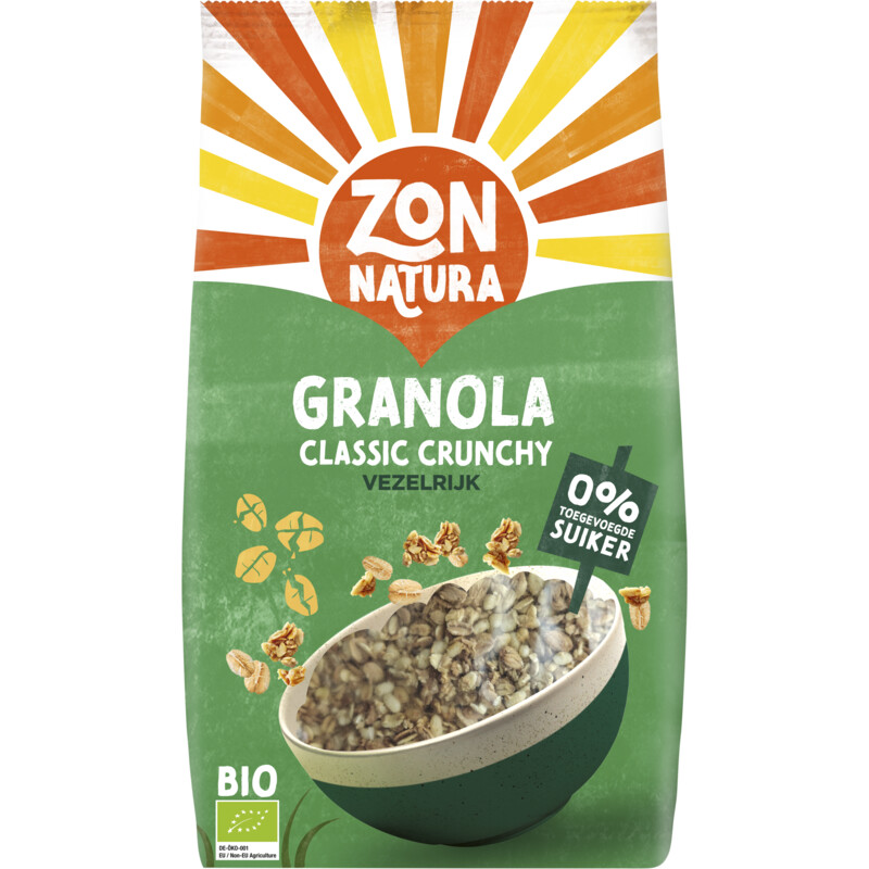 Een afbeelding van Zonnatura Granola classic crunchy vezelrijk