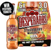 Een afbeelding van Desperados Strawberry margarita bier 6-pack