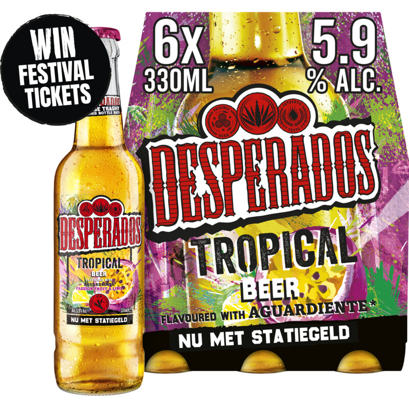 Een afbeelding van Desperados Tropical 6-pack