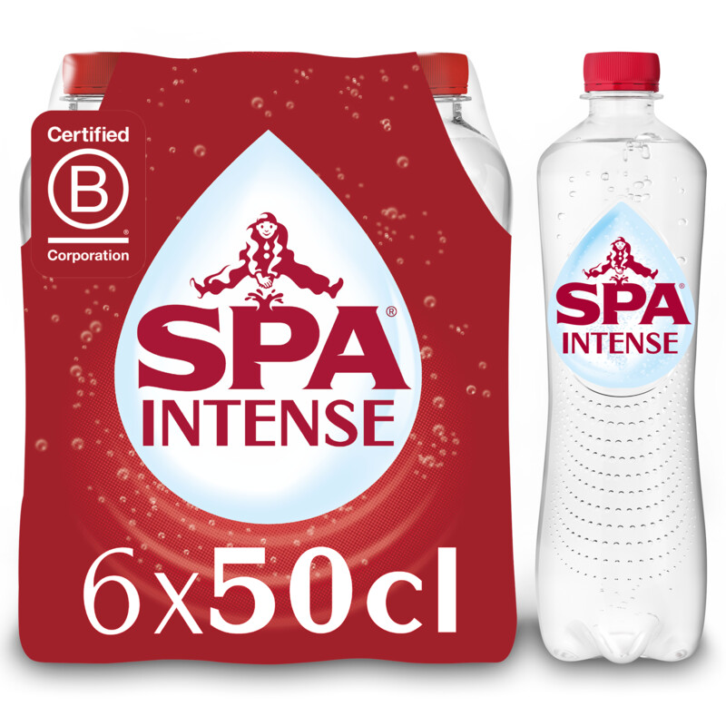 Een afbeelding van Spa Intense rood bruisend mineraalwater
