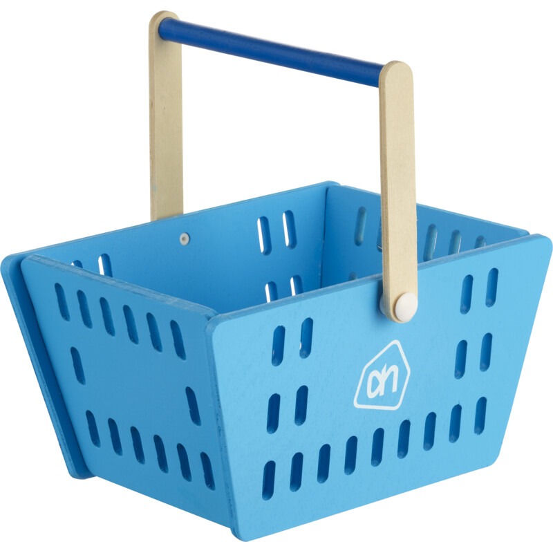 Een afbeelding van AH Houten winkelmandje