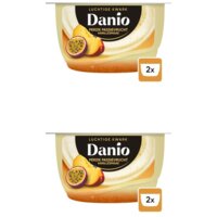 Een afbeelding van Danio kwark perzik passievrucht 2-pack
