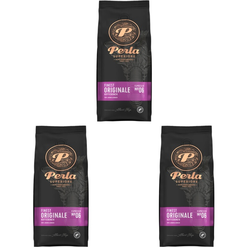 Een afbeelding van Perla Superiore Finest originale koffiebonen 3-pack