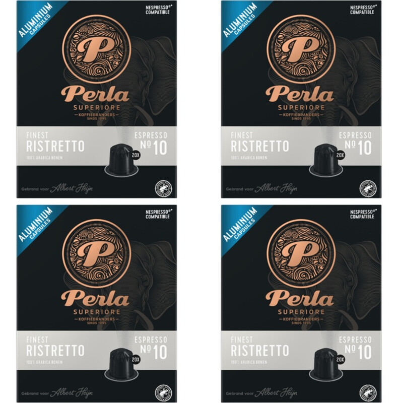 Een afbeelding van Perla Superiore Finest ristretto capsules 4-pack