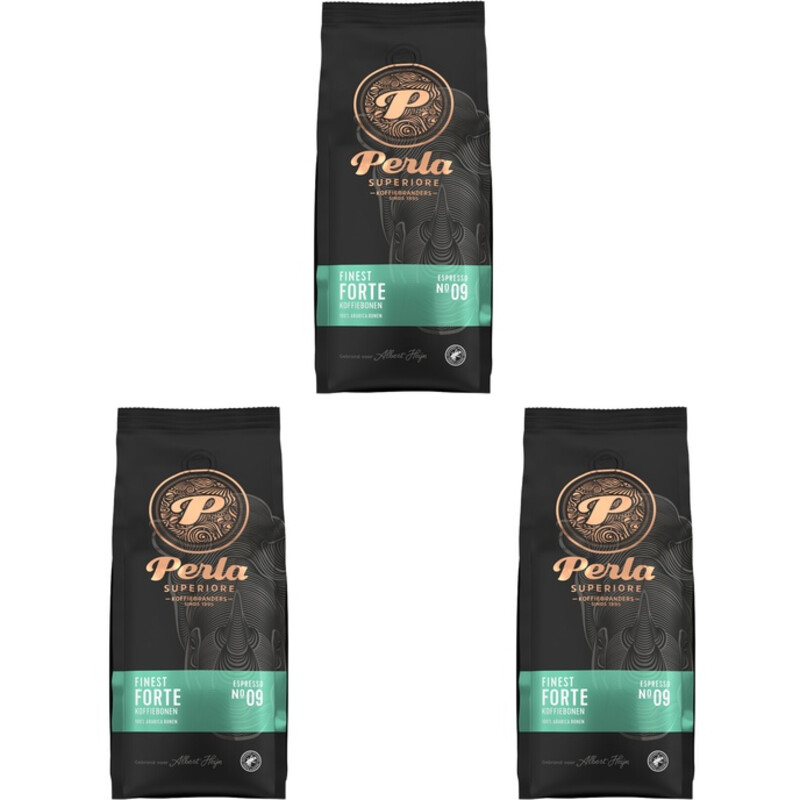 Een afbeelding van Perla Superiore Finest forte koffiebonen 3-pack