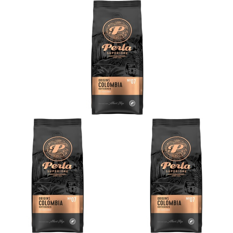 Een afbeelding van Perla Superiore Origins Colombia koffiebonen 3-pack