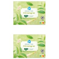 Een afbeelding van AH Groene thee citroengras 2-pack