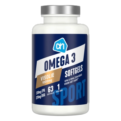 pdp-image-AH Omega 3 visolie softgels 1000mg