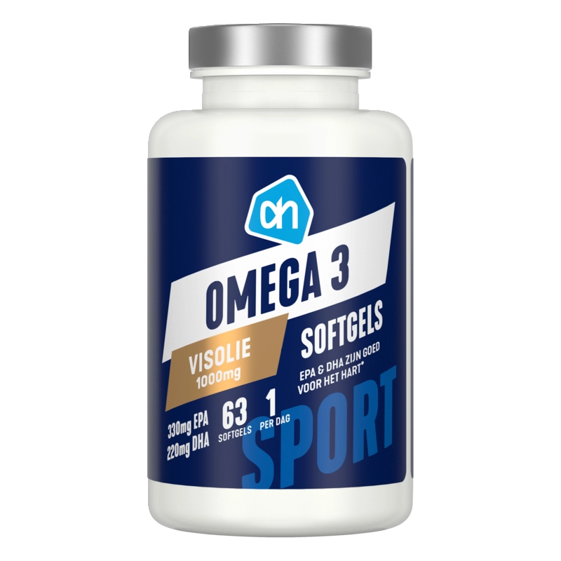 AH Omega 3 visolie softgels 1000mg