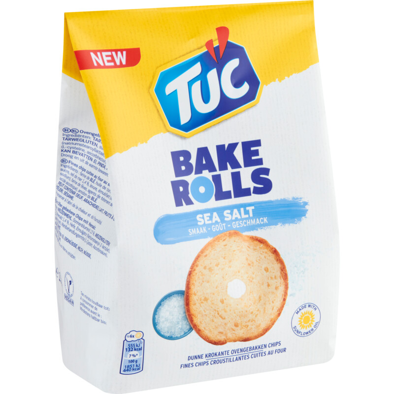 Een afbeelding van Tuc Bake rolls sea salt