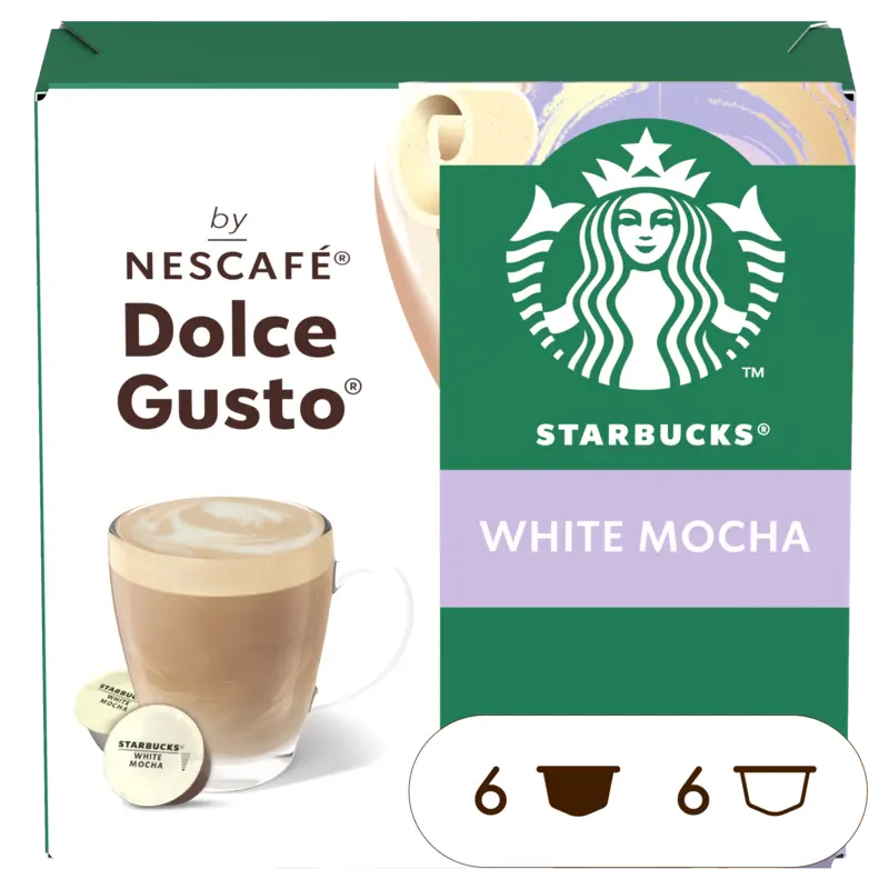 Starbucks Dolce gusto compatible white mocha