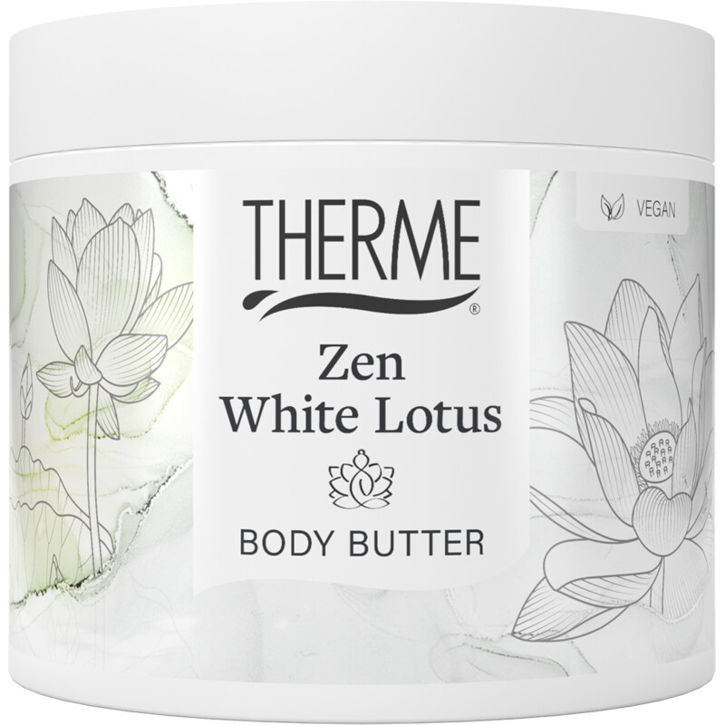 Een afbeelding van Therme Zen white lotus body butter