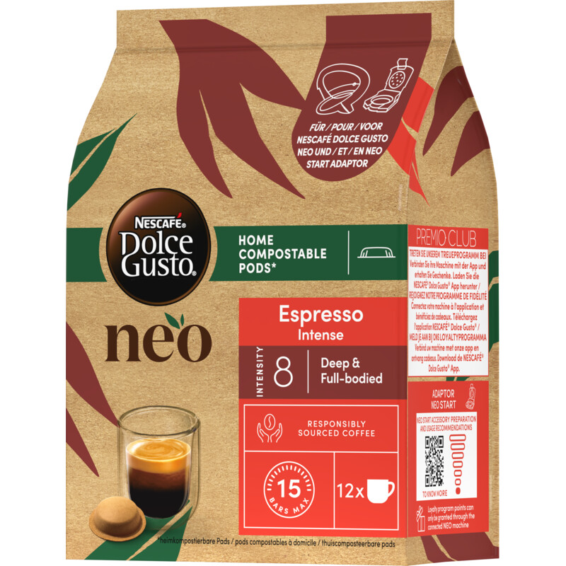 Een afbeelding van Nescafé Dolce Gusto Neo espresso intense capsules