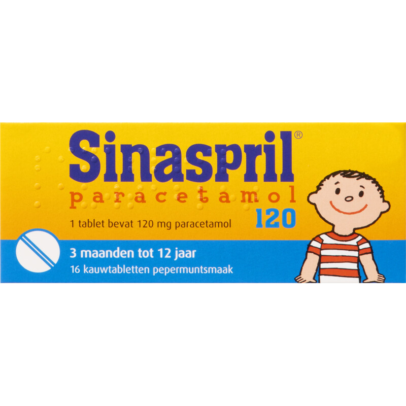 Een afbeelding van Sinaspril Paracetamol 120 mg