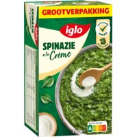 Een afbeelding van Iglo Spinazie à la crème