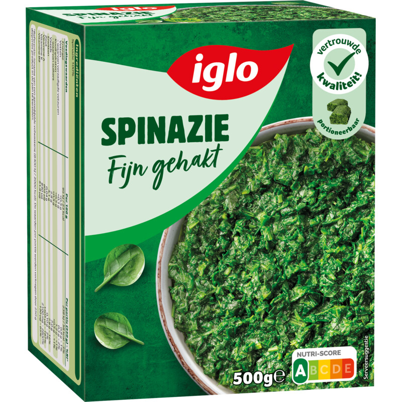Een afbeelding van Iglo Spinazie fijn gehakt