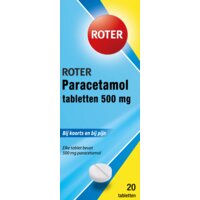 Een afbeelding van Roter Paracetamol 500mg tabletten