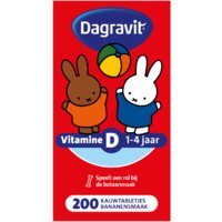 Een afbeelding van Dagravit Kids vitamine D tabletten