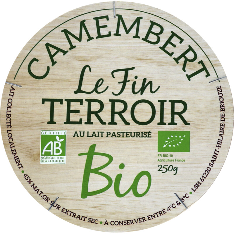 Een afbeelding van Le Fin Terroir Camembert bio
