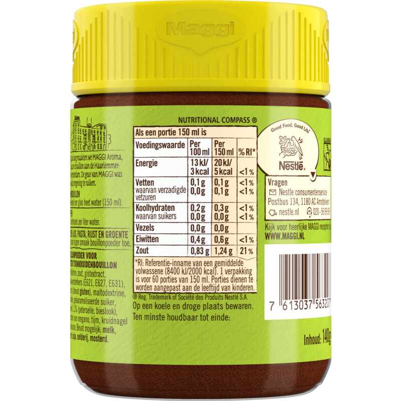 Een afbeelding van Maggi Bouillon tuinkruiden