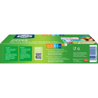 pdp-image-Toppits Zipper multi-functionele zakken 1 liter