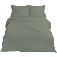 Een afbeelding van Ten Cate 2x dekbedovertrek 140x200/220 - groen