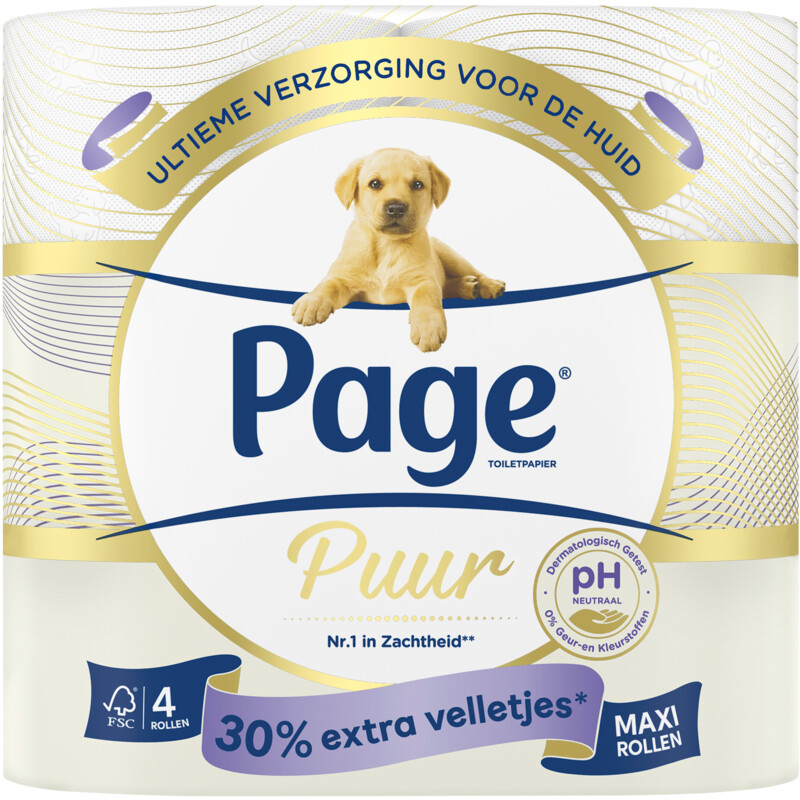 Een afbeelding van Page Puur toiletpapier