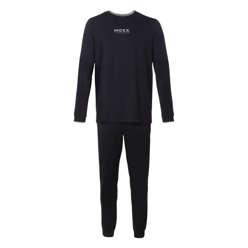 Heren pyjama black maat M/L