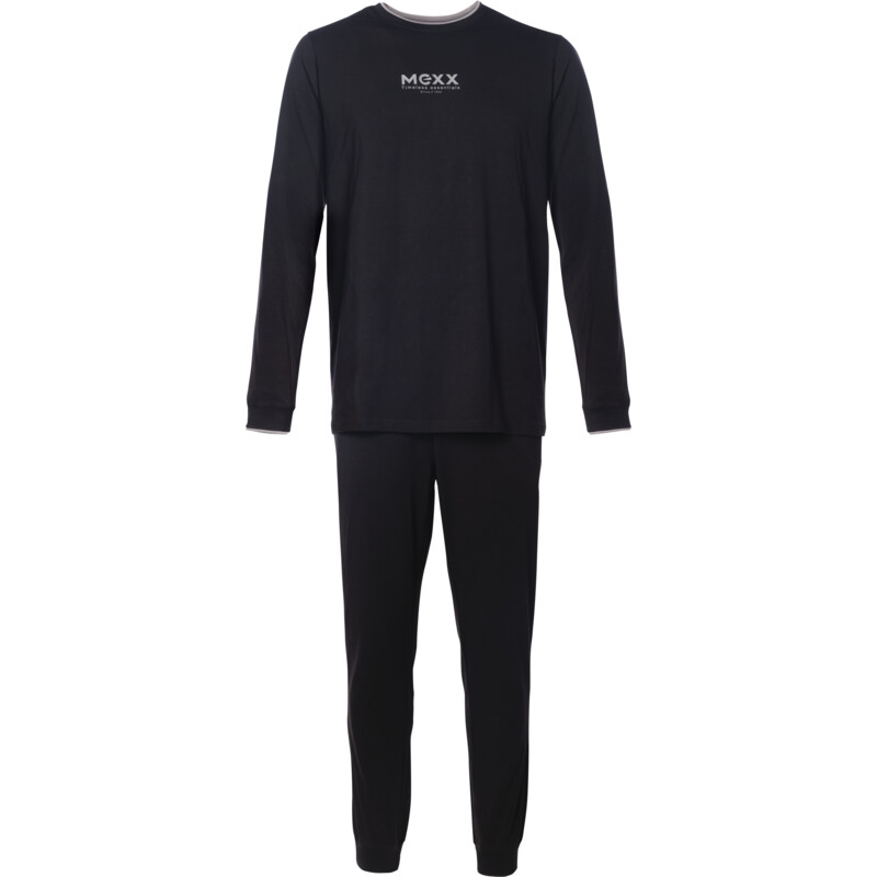 Een afbeelding van Mexx Heren pyjama black maat XL/XXL